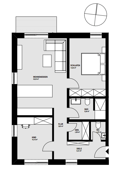 Before 2D Floorplan - Virtual staging 3D tour from 2D floor plans